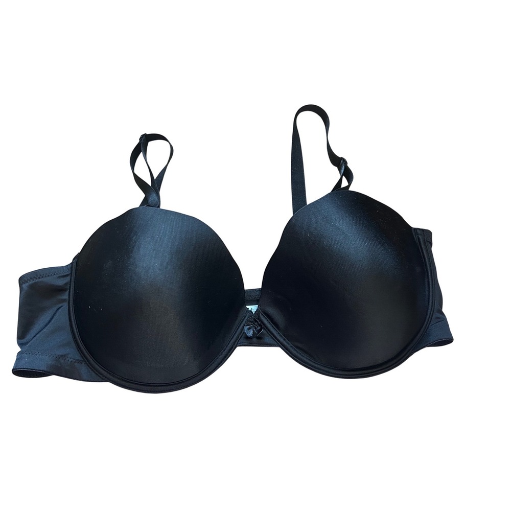 Rampage Intimates T-Shirt Bra Women 42C Black Good Molded Underwire RN71222